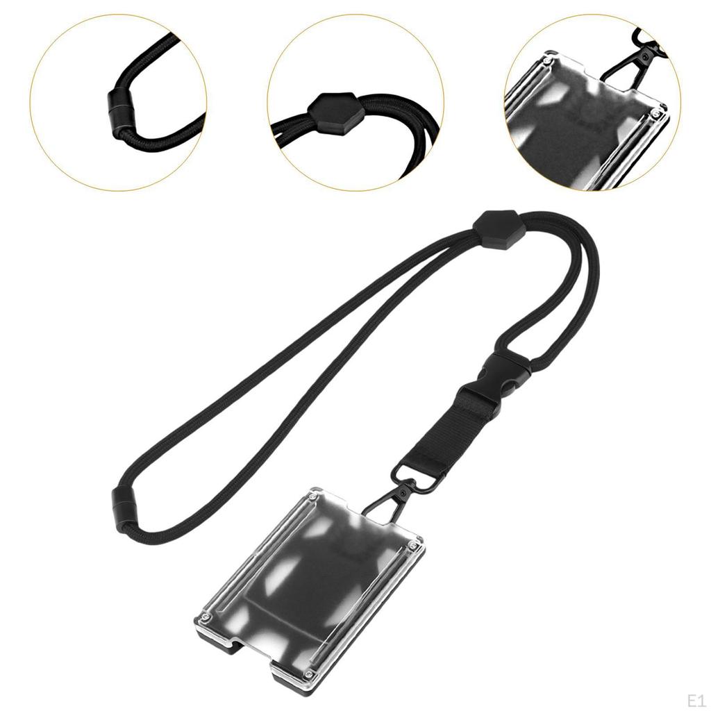 Держатель для бейджа, подвесная карточка с прочным отрывным шнурком, защитный чехол для работы