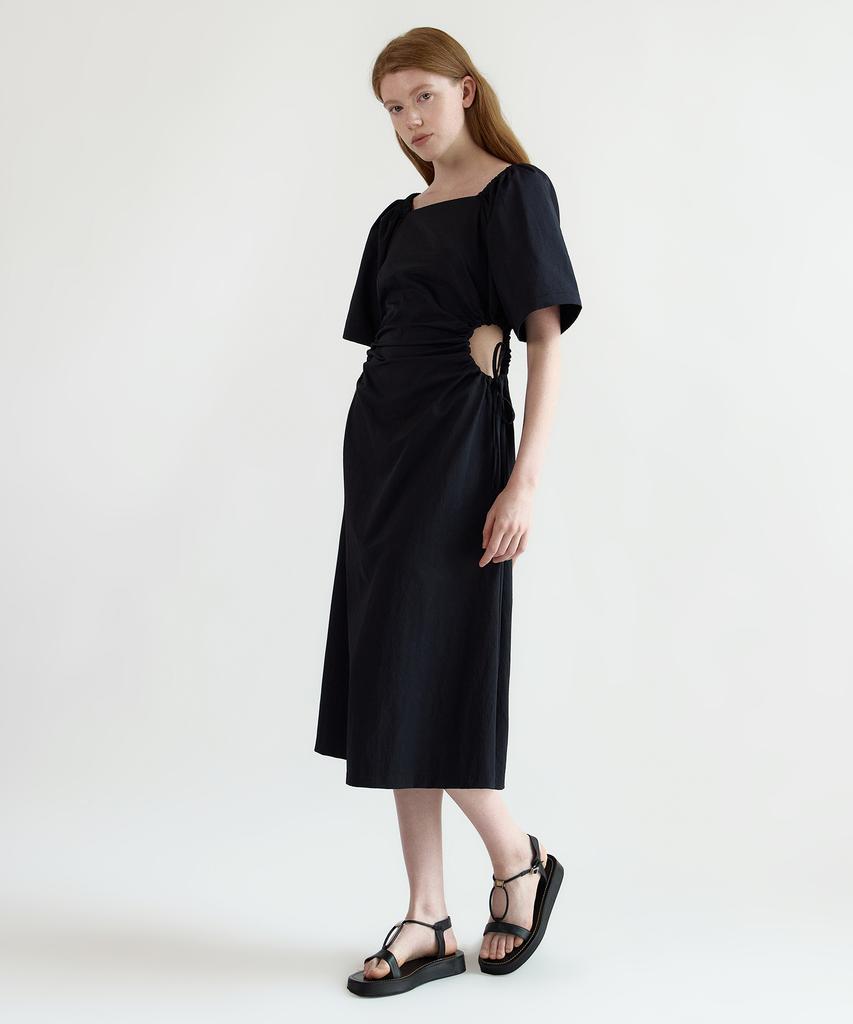 Платье Nevel Everywear с воланами_Черный