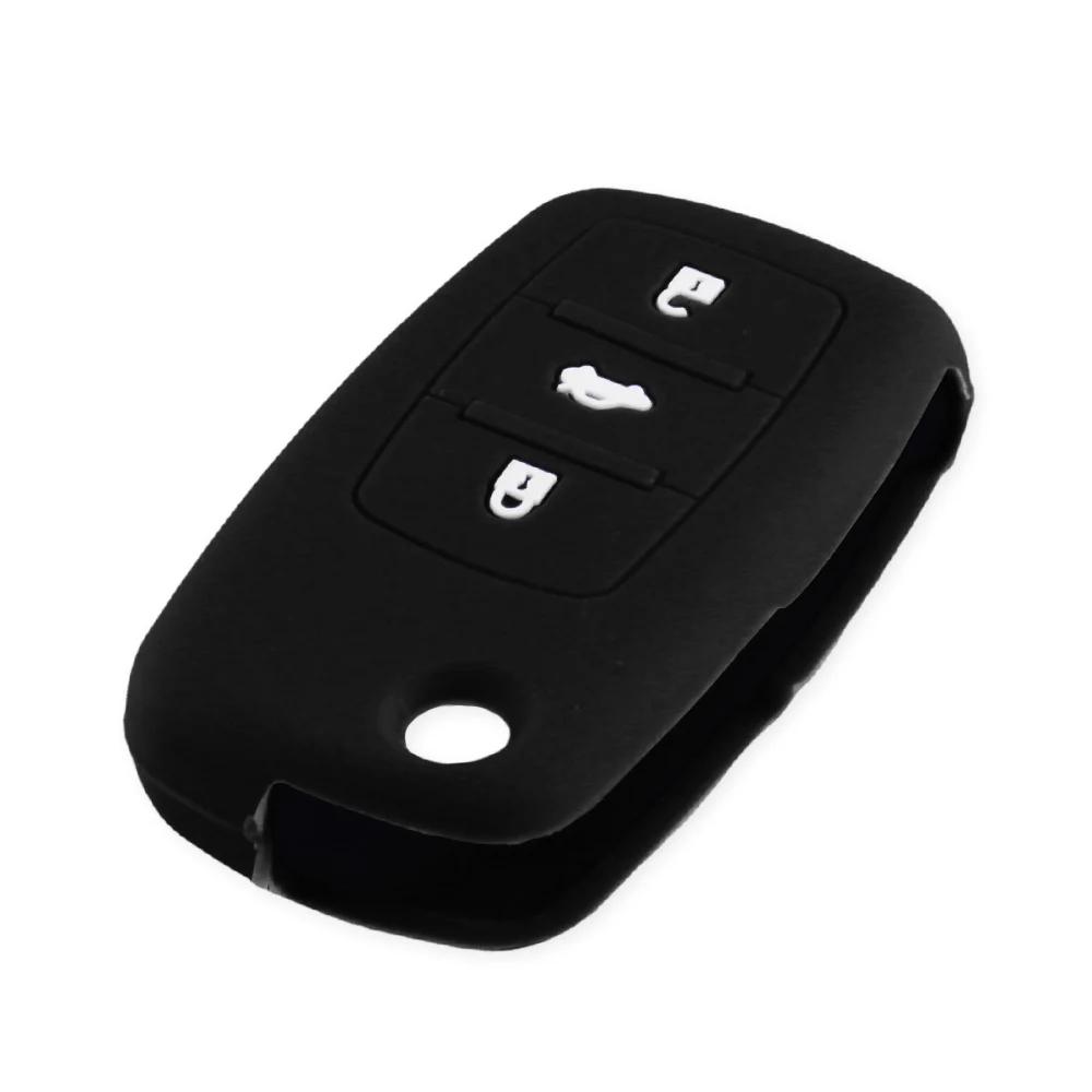 KITD7 KEYYOU Silicone Car Key Cover Case For VW Golf 4 5 6 Bora Jetta Polo Beet Passat For Skoda Octavia A5 Fabia For Seat Ibiza Leon