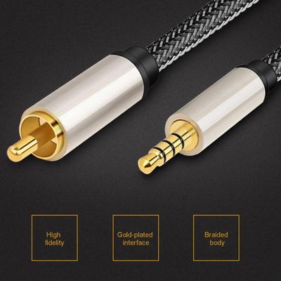 Цифровой коаксиальный аудио-видео кабель 3,5 мм разъем RCA на RCA стерео SPDIF коаксиальный соединительный кабель для звуковой панели HDTV Xiaomi Mi 12