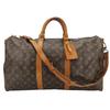 Used Boston Bag Kiepol Band Barriere 50 M41416 Monogram/Nume Leather Brown Shoulder