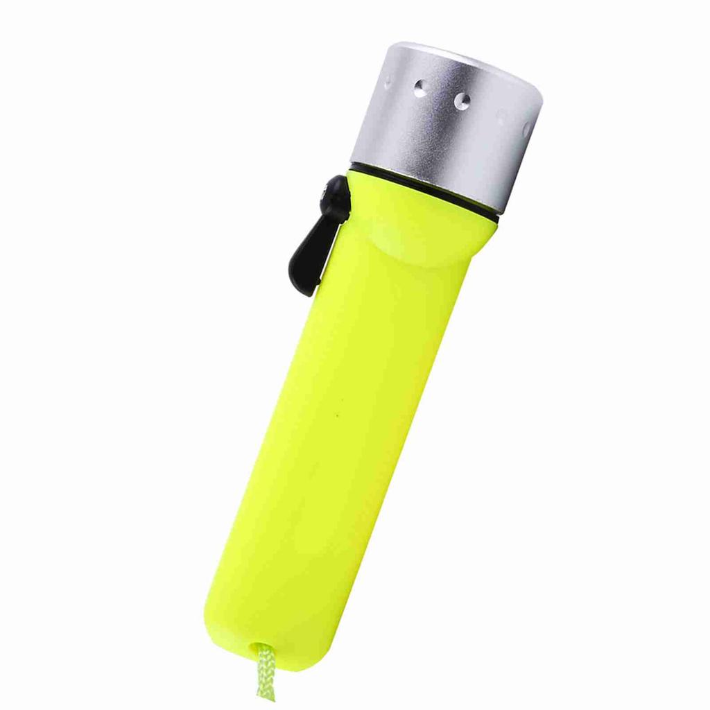 180LM светодиодный водонепроницаемый фонарь для дайвинга флуоресцентный зеленый подводный фонарь с ремешком на руку