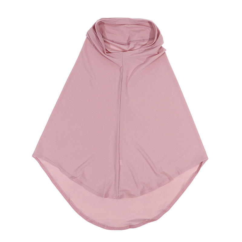 Colorful Solid Color Flounce Scarf Women Muslim 1Pc Headscarf Wraps Femme Musulman Headband Islamic Turb