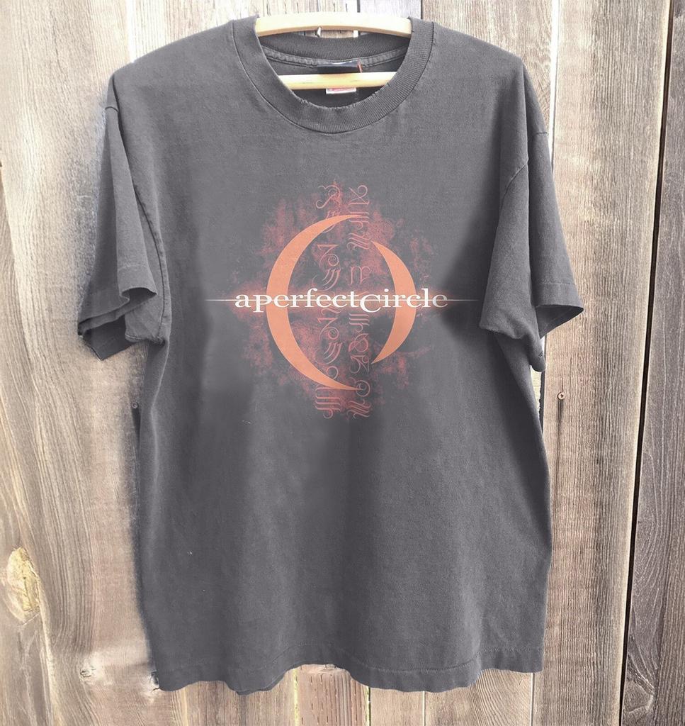 NEW! A Perfect Circle T-Shirt | Rock Band Charcoal Cotton Unisex Tee S–5XL