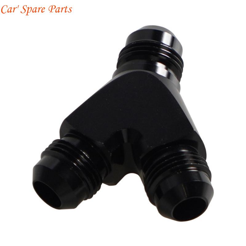 Y4UA Precise Machined AN4 Male Y Block Fitting Splitter With Anodized Aluminum Suitable For Durability Multiple Fluid Systems