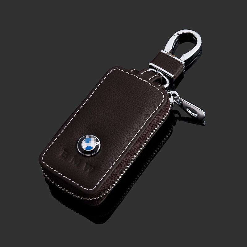 Genuine Leather Car Key Cover for BMW X1, X3, X5, X6, 3 Series, 5 Series, iX3, i5 - Full Protection for Men and Women