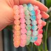 Women Vintage Sweet Style Multilayer Faux Opal Handmade Jewelry Pendant Bracelet