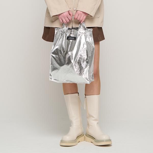 Pops Shoulder Eco Bag (Silver), RD24D09SVF0-7000026598