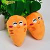 Soft With Sound Pet Squeeze Toy Carrot Plush Vegetable Toy