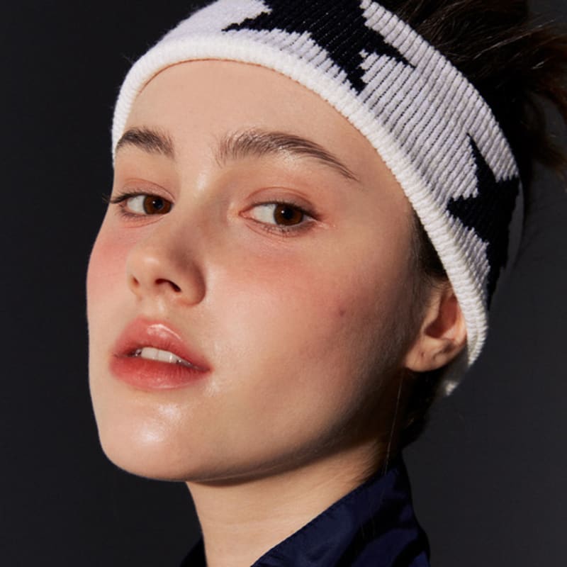 МНОГО ВАС lotsyou_Белла Пушистая Повязка на Голову Уголь