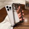 Применимо к iPhone17PRO чехол для мобильного телефона с подушкой безопасности против падения, гальванический космический чехол, защитная пленка для объектива, Apple 16, пылезащитный жесткий чехол