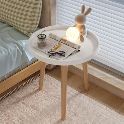 Круглый приставной столик Yousheng с 3 ножками, прочный съемный мини-стол для спальни, кухни, гостиной, небольшого пространства, дивана, прикроватной тумбочки, журнального столика