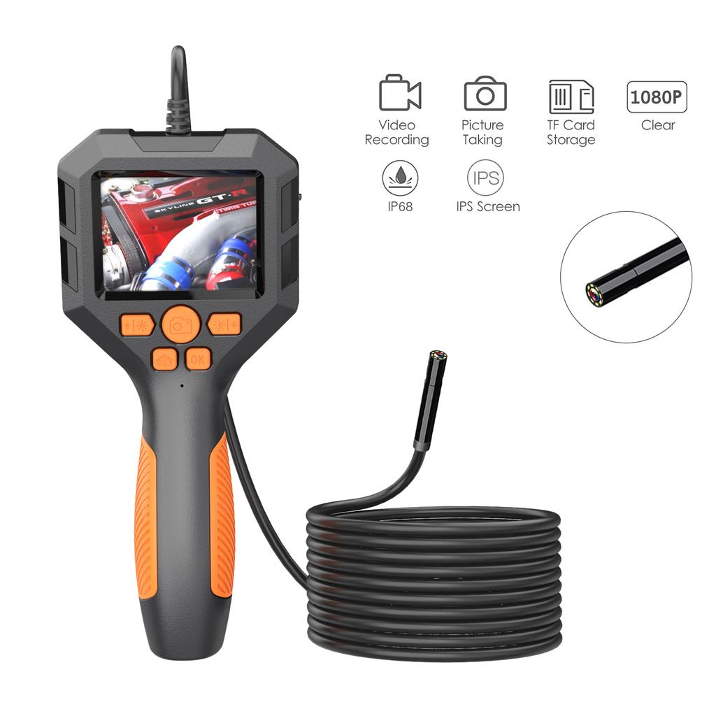 Industrial Endoscope 1080P Digital Borescope IP68 Waterproof Snake Scope Camera Electronic Camera