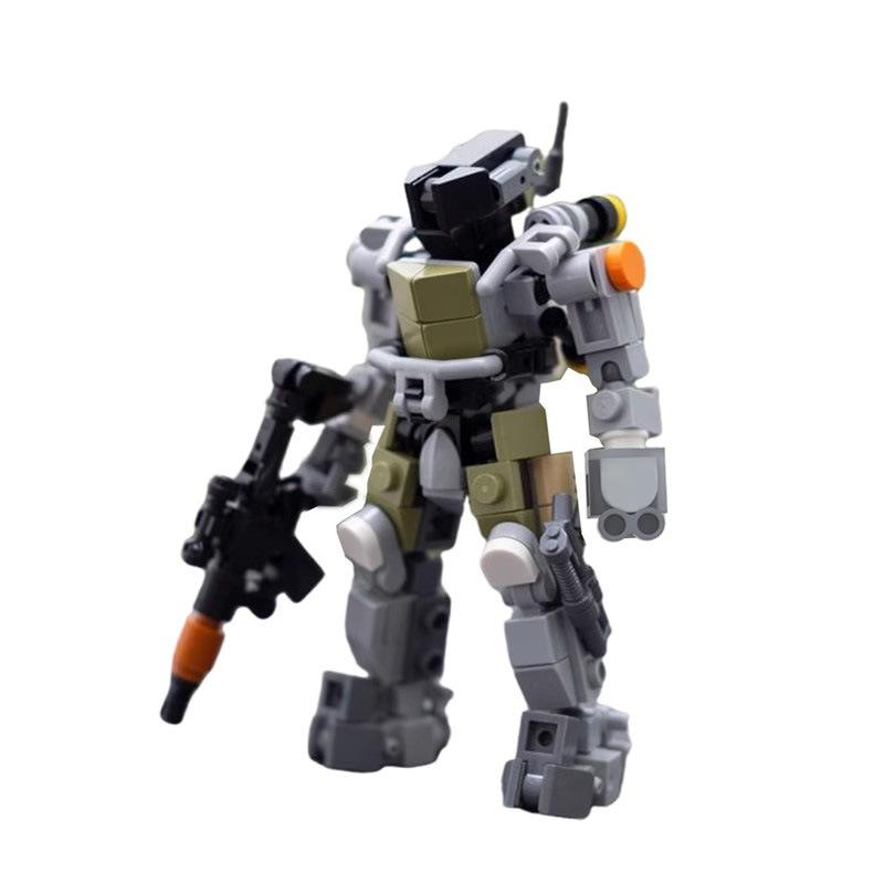 M Building Block Is Compatible With Lego, Mecha Infantry, Tabletop Ornaments For Children'S Puzzles, And A Gift Set For Birthday Gifts.