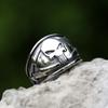 NEW Men's 316L stainless-steel rings Punisher skeleton mask Vintage ring for teens FASHION Jewelry Gifts free shipping