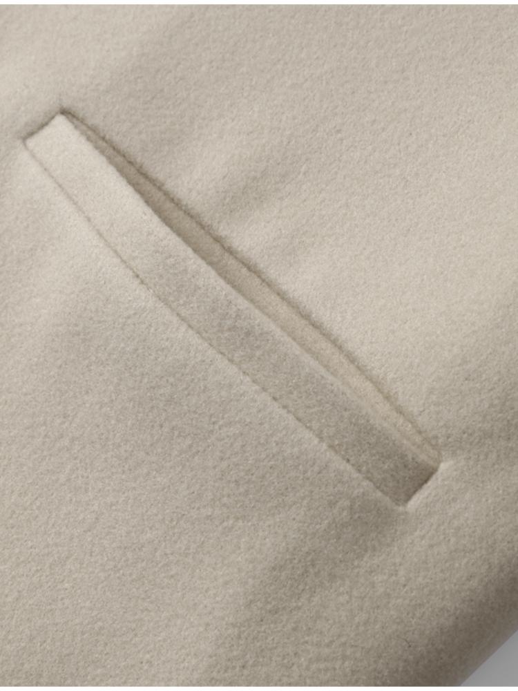 Шерстяное пальто с кисточками, женское, отложной воротник, длинный рукав, карман, женская осенняя куртка