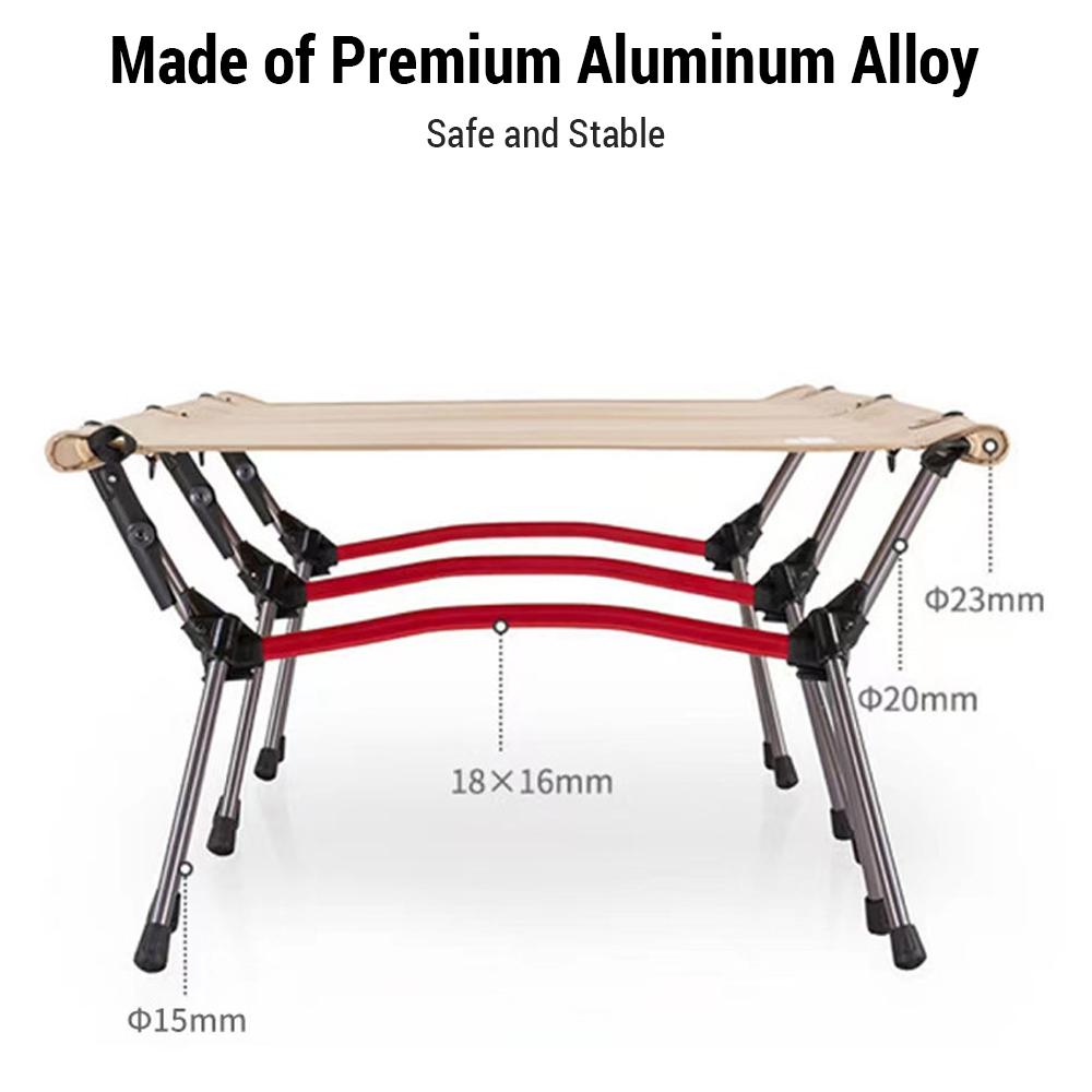 Легкая спальная кровать, складная кровать из алюминиевого сплава для кемпинга с удлинителями ног для кемпинга на открытом воздухе