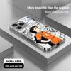 N170 Haikyuu X Reader Anime Design Phone Case for iPhone 16 Pro Max Samsung S24 S23 A54 A35 Xiaomi Redmi Note 13 Pro Plated Frame Tempered Glass Cover