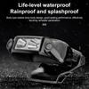 Mini Headlight Outdoor Clip Hat Light Headlight USB Charging Smart Sensor Waterproof 90° Rotation Fishing Cap Lamp Head Lamp