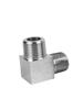 1 шт. Высокого давления 1/8" 1/4" 3/8" 1/2" 3/4" 1" Угольник 90 градусов с внутренней/внутренней, внутренней/наружной, наружной/наружной резьбой, Соединитель 304 Нержавеющая сталь Трубный фитинг Вода Газ