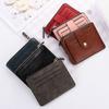 Модный деловой кошелек для монет, удостоверение личности, кредитный чехол, кожаный маленький кошелек, держатель для карт