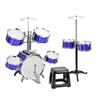 Btuty Electronic Drum Set, Jazz Drum Kit with Stool, 7 Drums, Percussion Instrument for Beginners, Holiday Gift, Thick PVC Drum Heads, Easy Installati