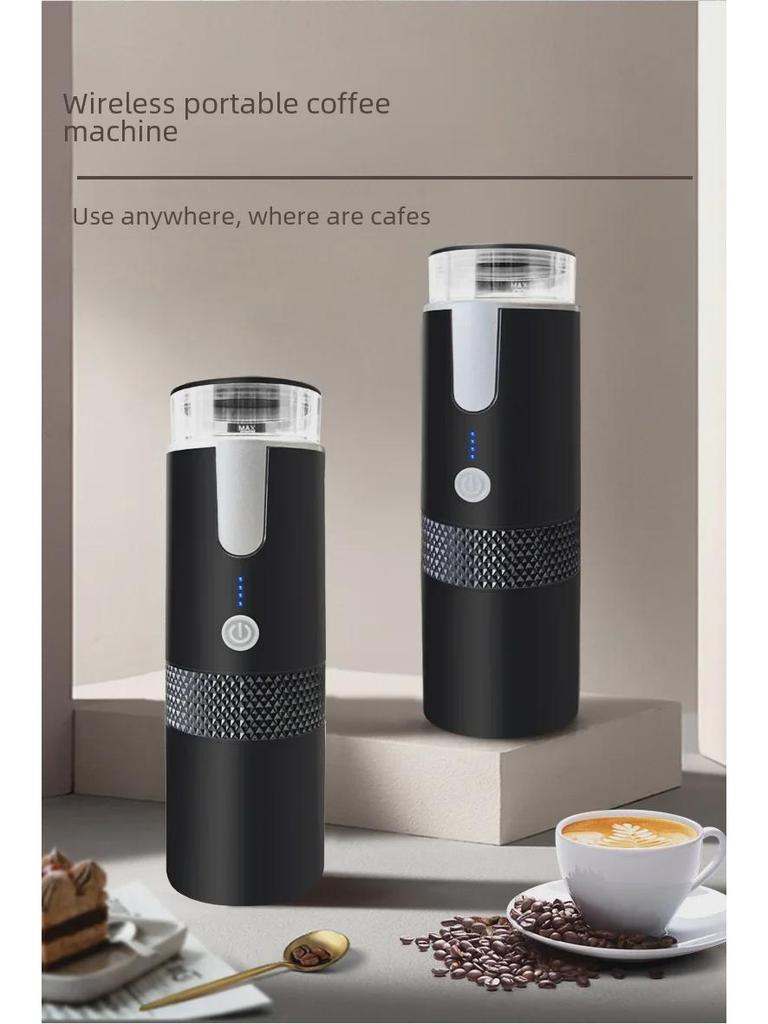 Портативная беспроводная кофеварка эспрессо: Мини-капсула K-Cup для использования на открытом воздухе, в машине и в путешествиях
