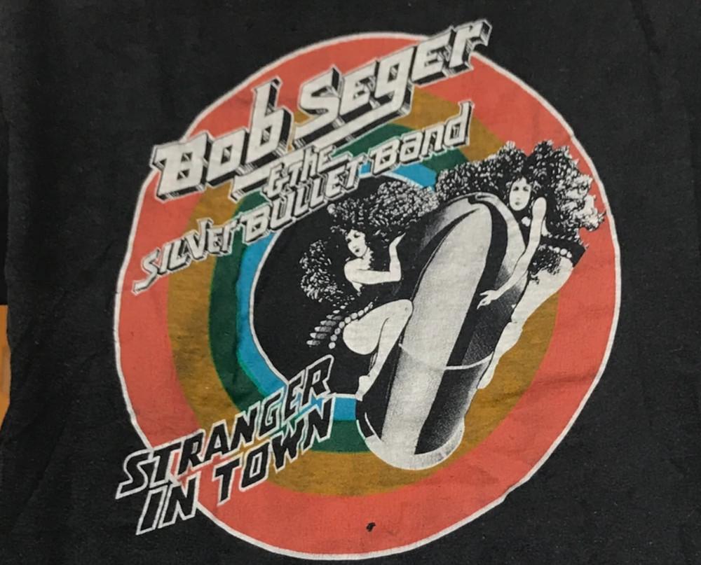 Vintage 1978 Bob Seger and the Silver Bullet Band Black men All size Shirt E528 Unisex T-Shirt