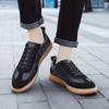 Модные мужские кроссовки из натуральной кожи, универсальные классические туфли на плоской подошве для мужчин, повседневная обувь на шнуровке, высококачественная мужская обувь для ходьбы