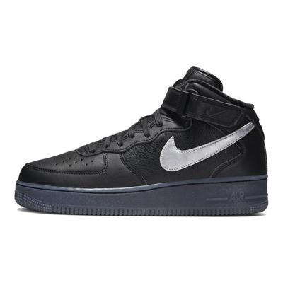 Кроссовки Air Force 1 Mid Premium 'Black Metallic Silver' DX3061-001