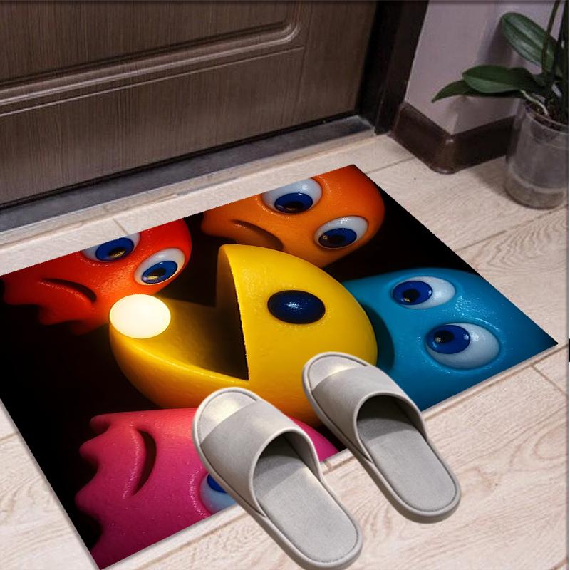 PAC Pattern Rug, Indoor/Outdoor Mat, for Picnic, Gameroom, Bedroom, Office, Living Room, Home Decor Carpet, Birthday Gift