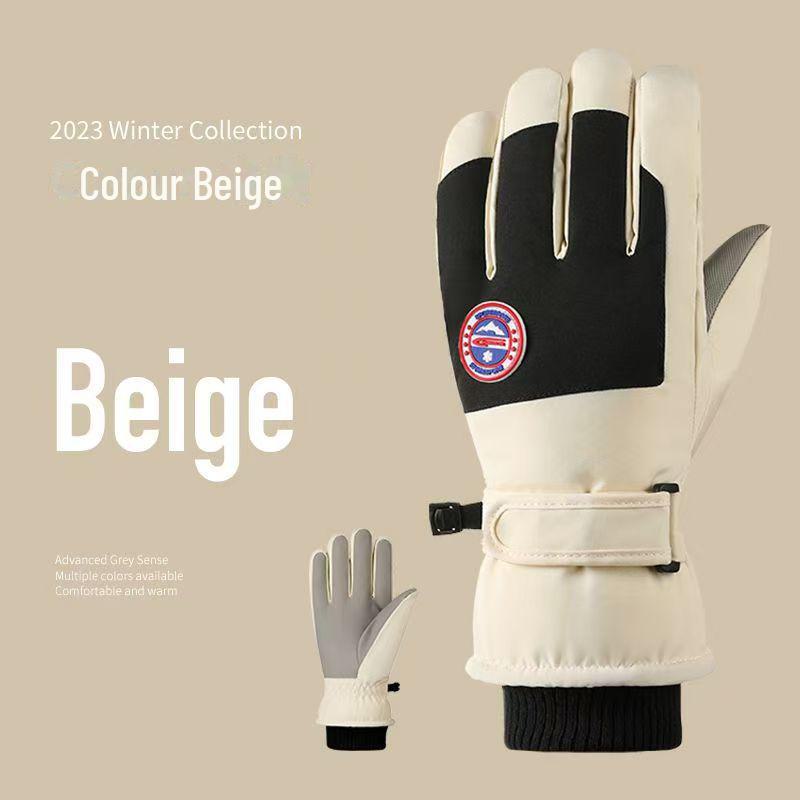 Зимние термоперчатки унисекс: Утепленный, водонепроницаемый, ветрозащитный, нескользящий, идеально подходит для катания на лыжах и велосипеде