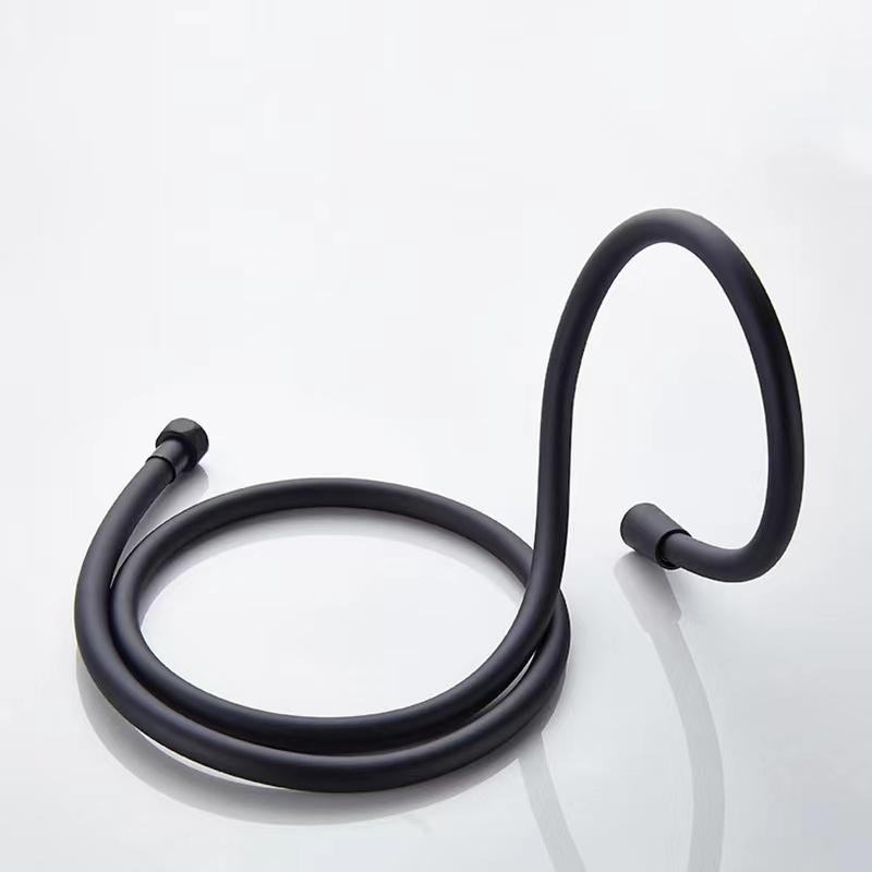 Matte Black Plumbing PVC Flexible Shower Hose for Bathroom Shower Head Shower Bidet Hose