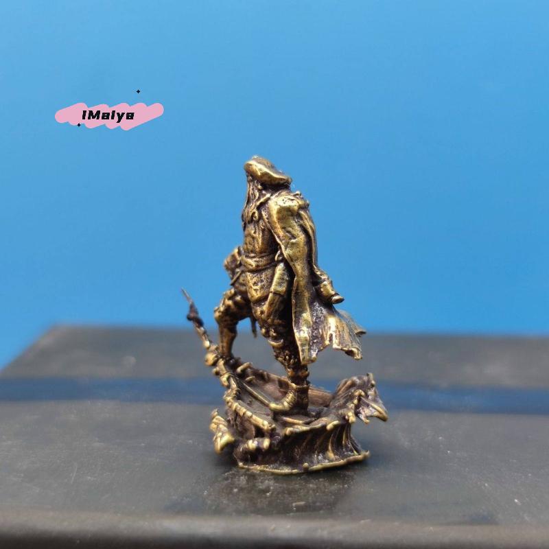 M-1шт Латунный Пиратский Монстр 1/64 Фигурка Миниатюрная Модель для Ландшафтного Дисплея Мини-Фигурки Настольные Украшения Для Дома Офиса