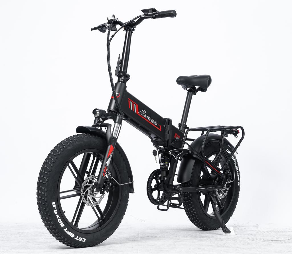 RANDRIDE YX20M E-Bike 1000W Motor 20*4.0'' Fat Tires E-Bike Urban Commuting Electric Bicycle