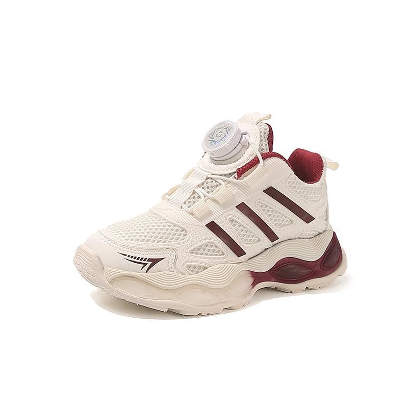 Детская спортивная обувь 2025 осень новая мальчики дышащая мягкая подошва кроссовки девочки папины кроссовки сетка повседневная обувь