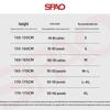 Женская футболка SPAO в полоску с длинным рукавом и воротником-хенли