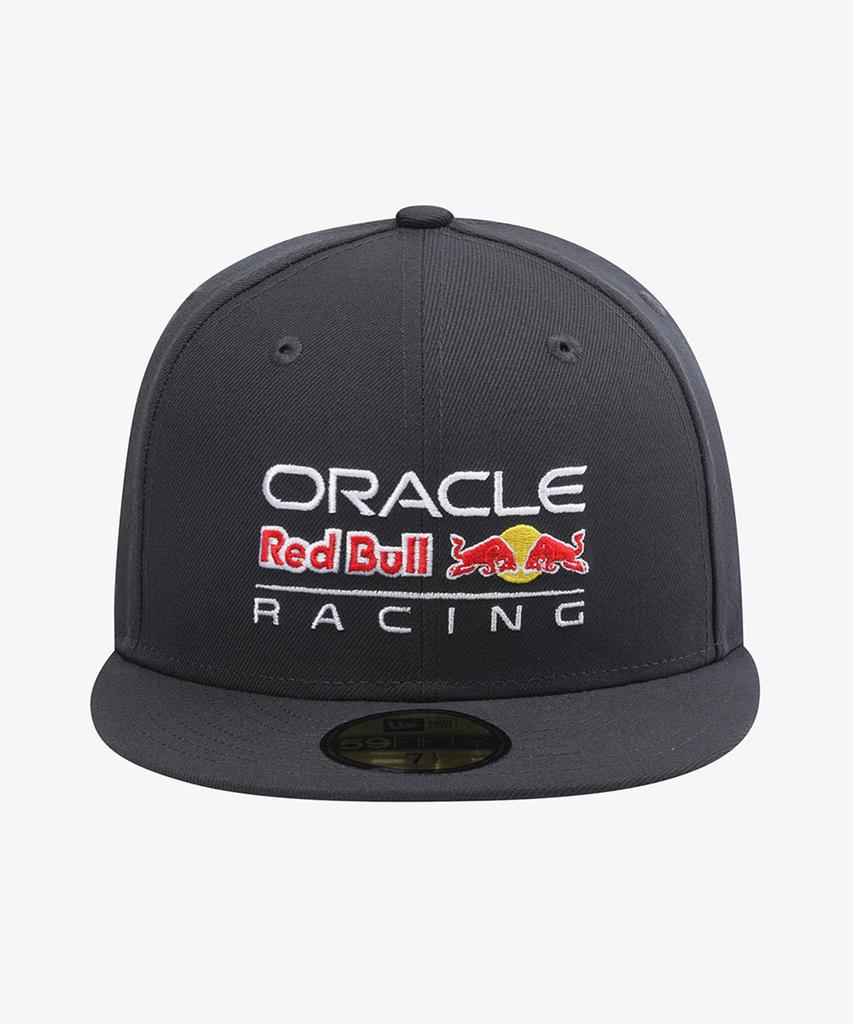 New Era Базовая приталенная кепка Oracle Red Bull Racing Темно-графитовая