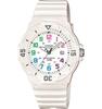 Часы Casio Resin Band с аналоговым дисплеем, спортивные, женские - LRW-200H-1BVDF, белые/многоцветные,