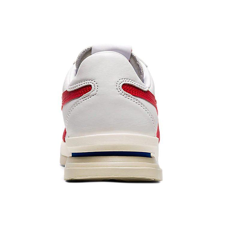 ONITSUKA TIGER Corsair EX Кожаная Подушка Нескользящая Легкая Низкие Повседневные Ботинки Унисекс Белый Красный 1183A561-100