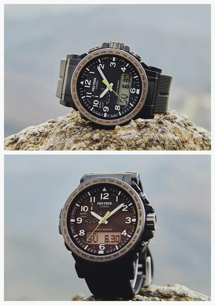 Casio PRO TREK Climber Line Радиоуправляемые солнечные часы PRW-51Y-1JF Мужские Черный Биопластик