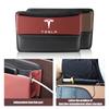 Car Sticker Tesla Car Emblem Leather Central Console Storage Box Auto Side Seat Gap Accessories For Tesla Model 3 Model S Model