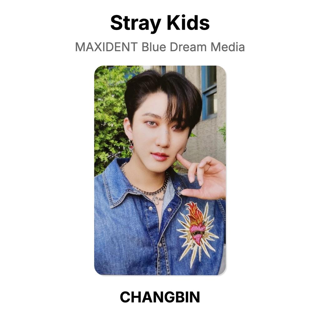 Stray Kids MAXIDENT Blue Dream Media Официальная фотокарточка