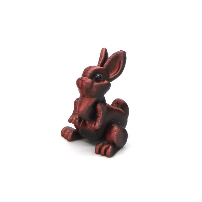 Пасхальный кролик Мини-кролик Домашний настольный орнамент 3D-печатный кролик Пасхальные яйца Орнамент Модель животного Счастливой Пасхи Детский подарок для вечеринки