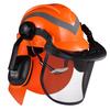 Forestry Chainsaw Helmet Adjustable SNR Earmuffs Mesh Goggles