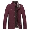Winter Men's Jacket, Warm Fleece, Business Casual, Stand-up Collar, Jacket, Parker, Thick Coat, -30 Degrees, Warm Fur Collar