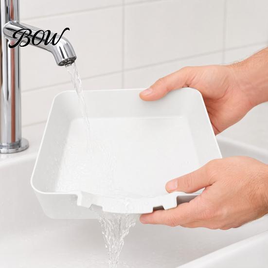 Front Load Washer Drip Pan Washing Machine Drain Pan, Heavy Duty Leak Proof Drainage Plastic Spill Tray Tray, Floor Protection for Durable Catcher