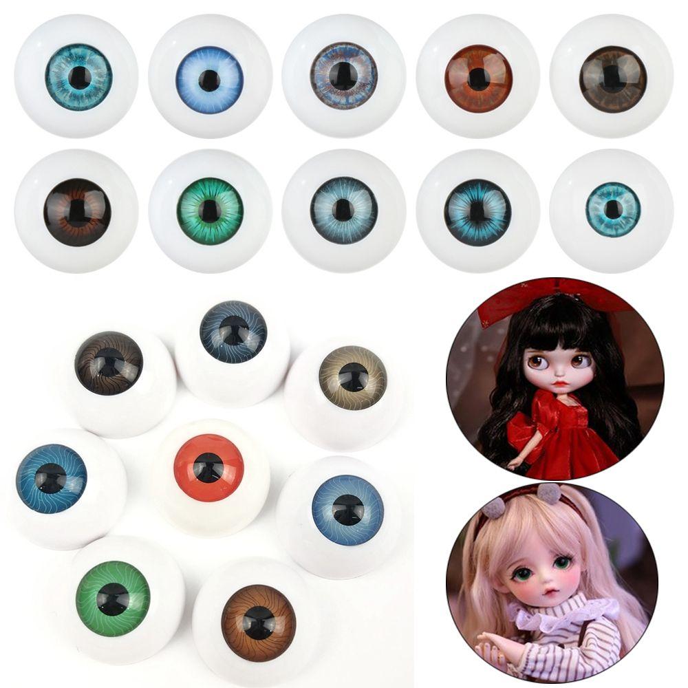 24мм 30мм Аксессуары для BJD куклы Кукольный глаз Кукольные поделки Акриловые глаза Безопасность Игрушка-животное