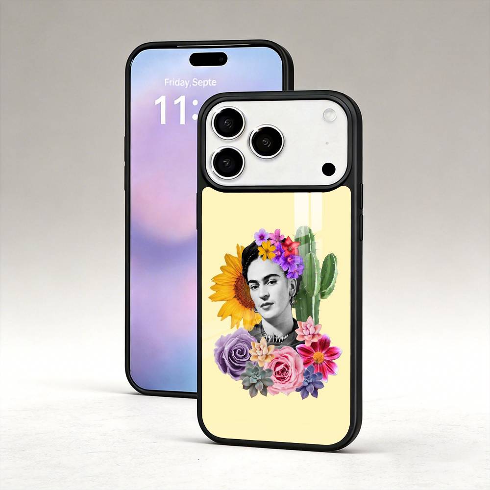 Чехол для телефона с искусством Фриды Кало для iPhone 17,16,15,14,13,12, Pro, Max Для Magsafe Магнитная Беспроводная Зарядка