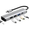 USB Type C to RJ45 100mbps/1000mbps Ethernet Networking Adapter USB3.0 USB2.0 Data Transfer Hub for Laptop Accessories